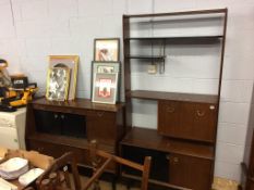 A G Plan Gomme room divider and sideboard