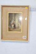 A. E. Mulready (1786 - 1863), watercolour, signed, 'The Passing Cloud', bears Stone Gallery label to