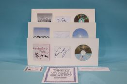 Autographs; Westlife, Courtney Love, Dido (3)