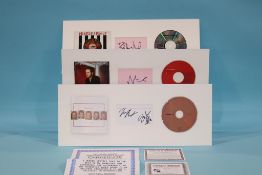 Autographs; Boyzone, Simply Red-Mick Hucknall, Prefab Sprout (3)