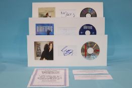 Autographs; Eddie Money, The Drifters, Fleetwood Mac-Stevie,Mick,John & Lyndsey (3)