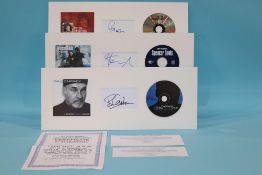 Autographs; Paul Carrack, Spencer Davis-Stevie Winwood, Peter Frampton (3)