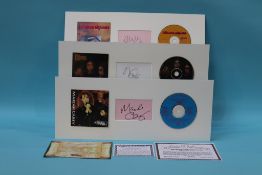 Autographs; The Fugees, Mariah Carey, Jefferson Airplane-Grace Slick (3)