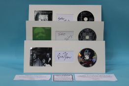 Autographs: Limp Bizkit, U2, The Doors-John Densmore (3)