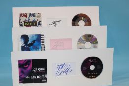 Autographs; Ice Cube, Ice T, Bobby Brown (3)