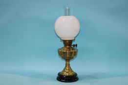 An oil lamp