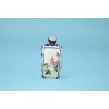 A famille rose snuff bottle, 6.5cm height x 3cm width approx.