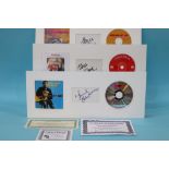Autographs; Richie Havens, Bob Dylan, Jefferson Airplane-Grace Slick (3)