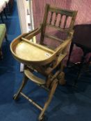 A child's high chair