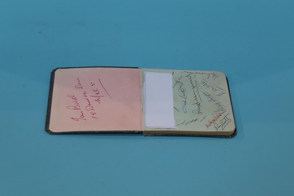 Autograph book, to include Yorkshire C. C. C. - Image 2 of 2