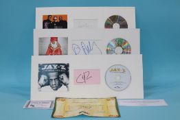 Autographs; Jay-Z, Heavy D, Puff Daddy (3)