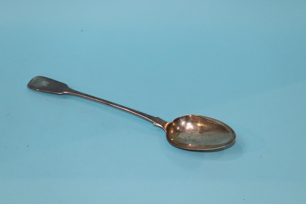 A silver serving spoon, Reid and Son Newcastle, 1833, 2.7oz