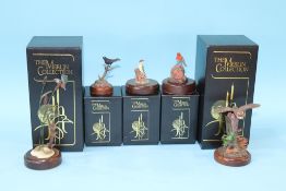 Five boxed Merlin collection figure groups