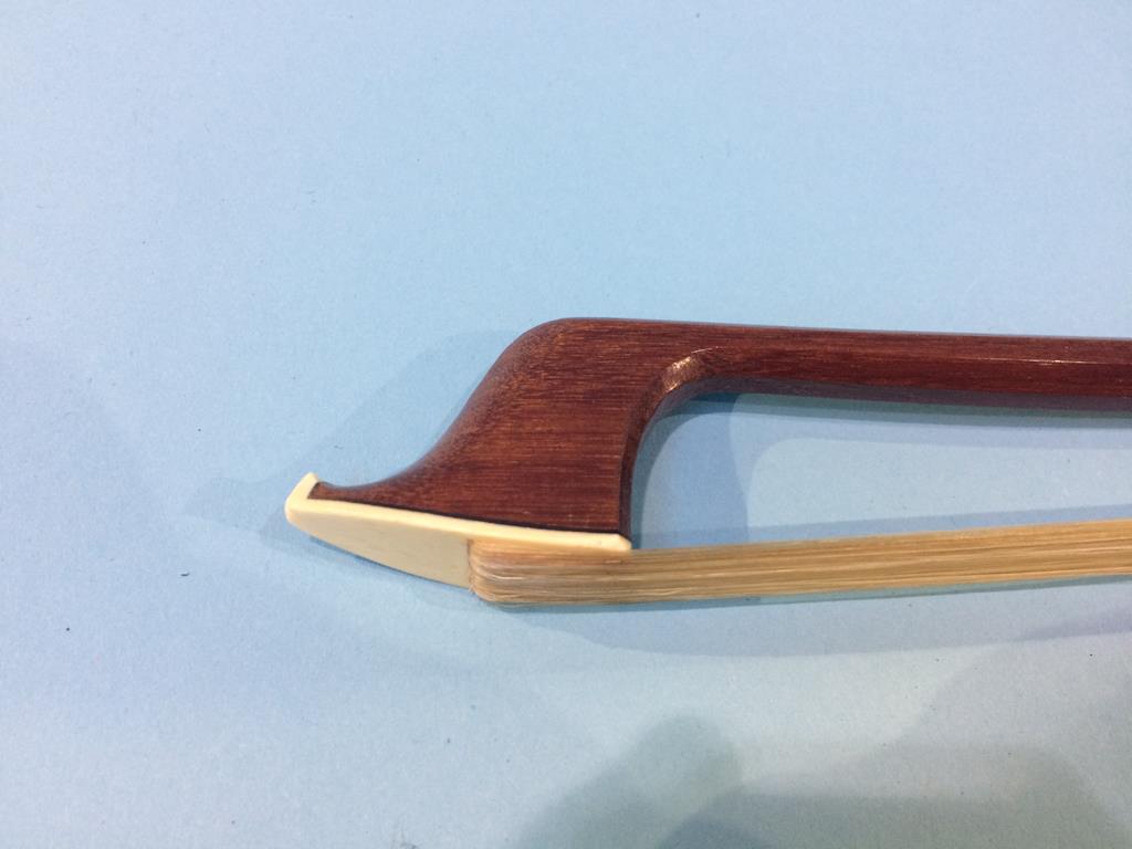 A double bass bow, stamped Alfred Knoll, 76cm length - Image 2 of 7