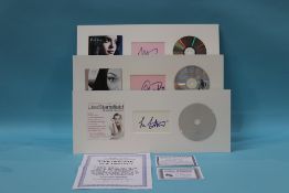 Autographs; Lisa Stansfield, Brandy, Norah Jones (3)