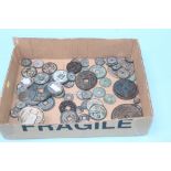 A collection of various Oriental coins/tokens