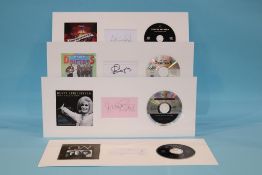 Autographs; Dusty Springfield, The Drifters, Lynyrd Skynyrd, Crosby,Stills & Nash (4)