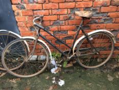 A vintage Ladies bike