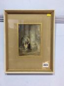 A.E. Mulready, (1786-1863), watercolour, signed, 'The Passing Cloud' (bears Stone Gallery label to