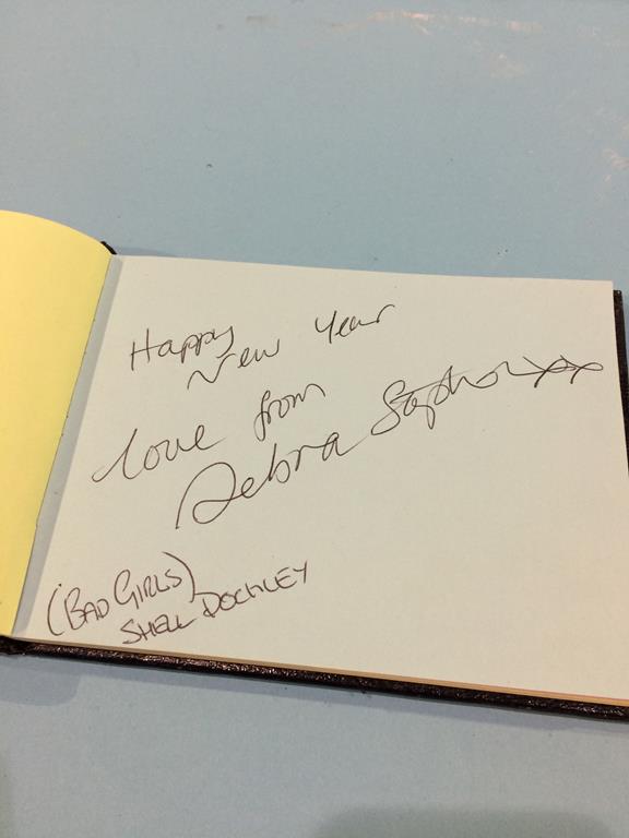 An autograph book, to include Scary Spice and Edwin Star etc. - Image 5 of 6