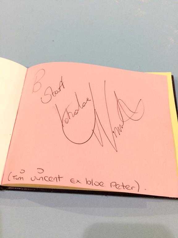 An autograph book, to include Scary Spice and Edwin Star etc. - Image 3 of 6