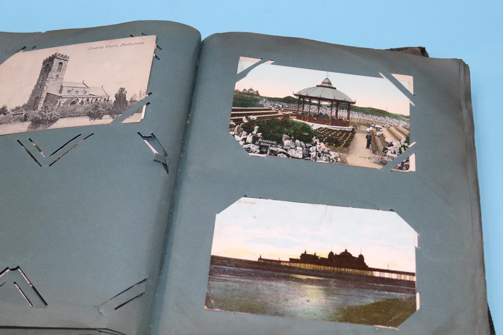 A postcard album and contents, some local - Image 2 of 4