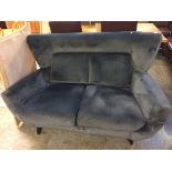 A Parker Knoll grey two seater settee