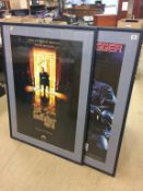 Two signed posters: The Godfather Part III and Terminator II, Schwarzenegger, Pacino etc.