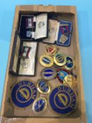 Various silver Masonic medals/jewels etc.