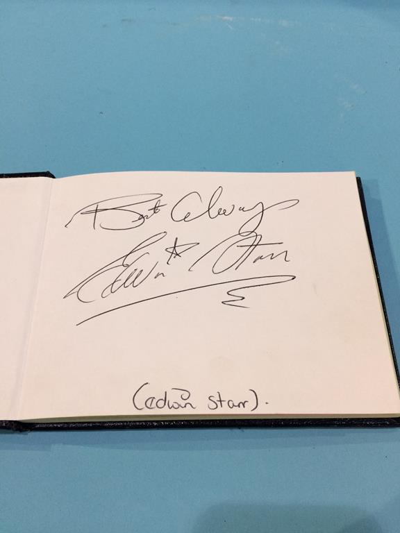 An autograph book, to include Scary Spice and Edwin Star etc. - Image 2 of 6