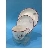 A comprehensive collection of Crown Devon 'Stockholm', including tea, coffee and dinner service