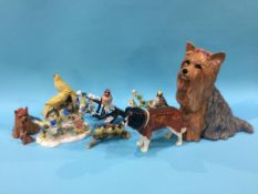 Various Beswick dogs etc.