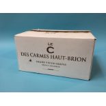 Le C des Carmes Haut-Brion, 2017, Pessac-Leognan, Grand Vin De Graves (6 bottles)
