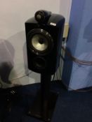 A pair of Bowers and Wilkins F5-805 D3 speakers, a Bowers and Wilkins DB2D Sub Woofer, a Naim
