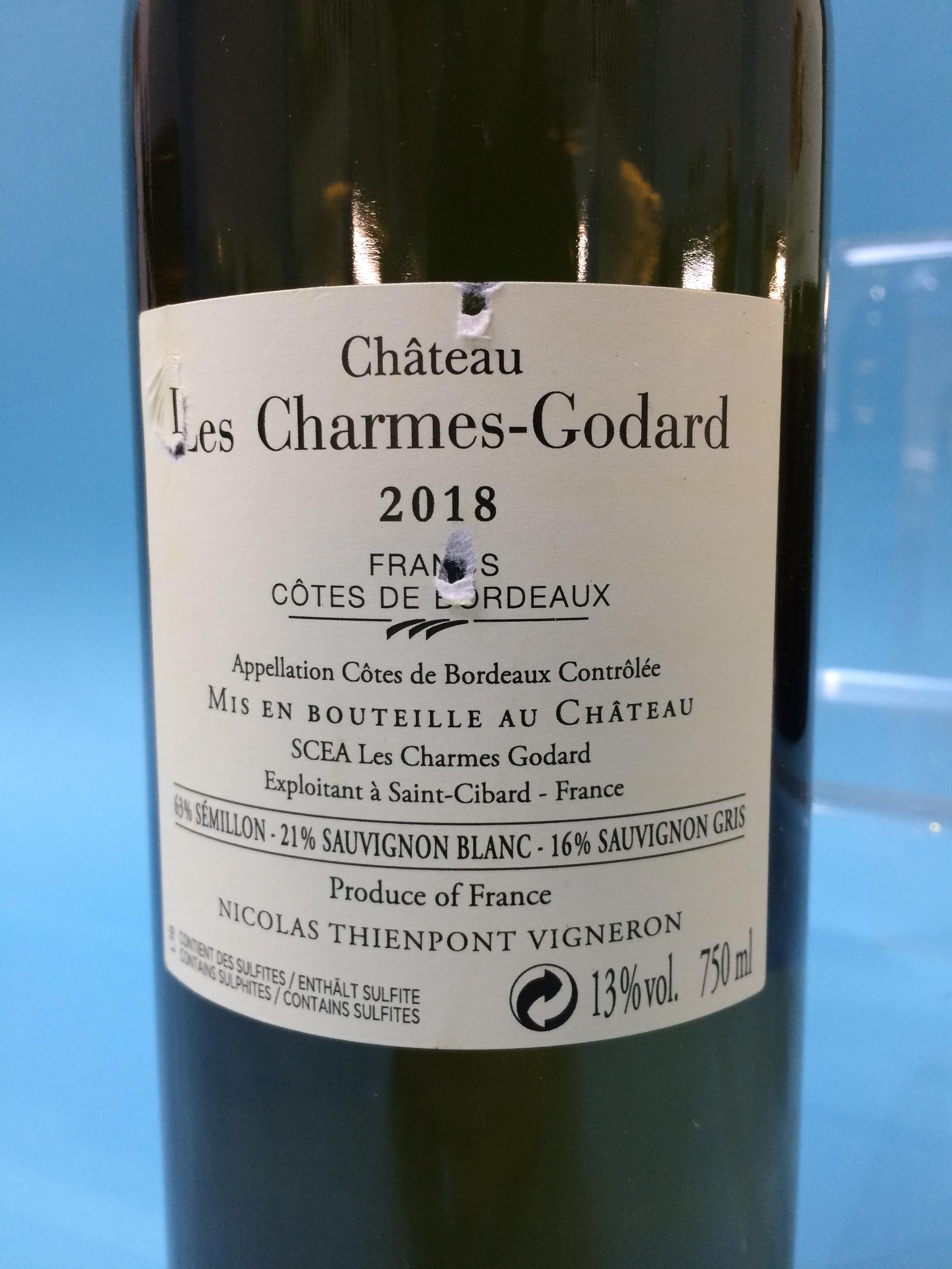 Chateau Les Charmes-Godard, 2018, Cotes De Bordeaux, Nicholas Thienpont (26 bottles) - Image 3 of 4