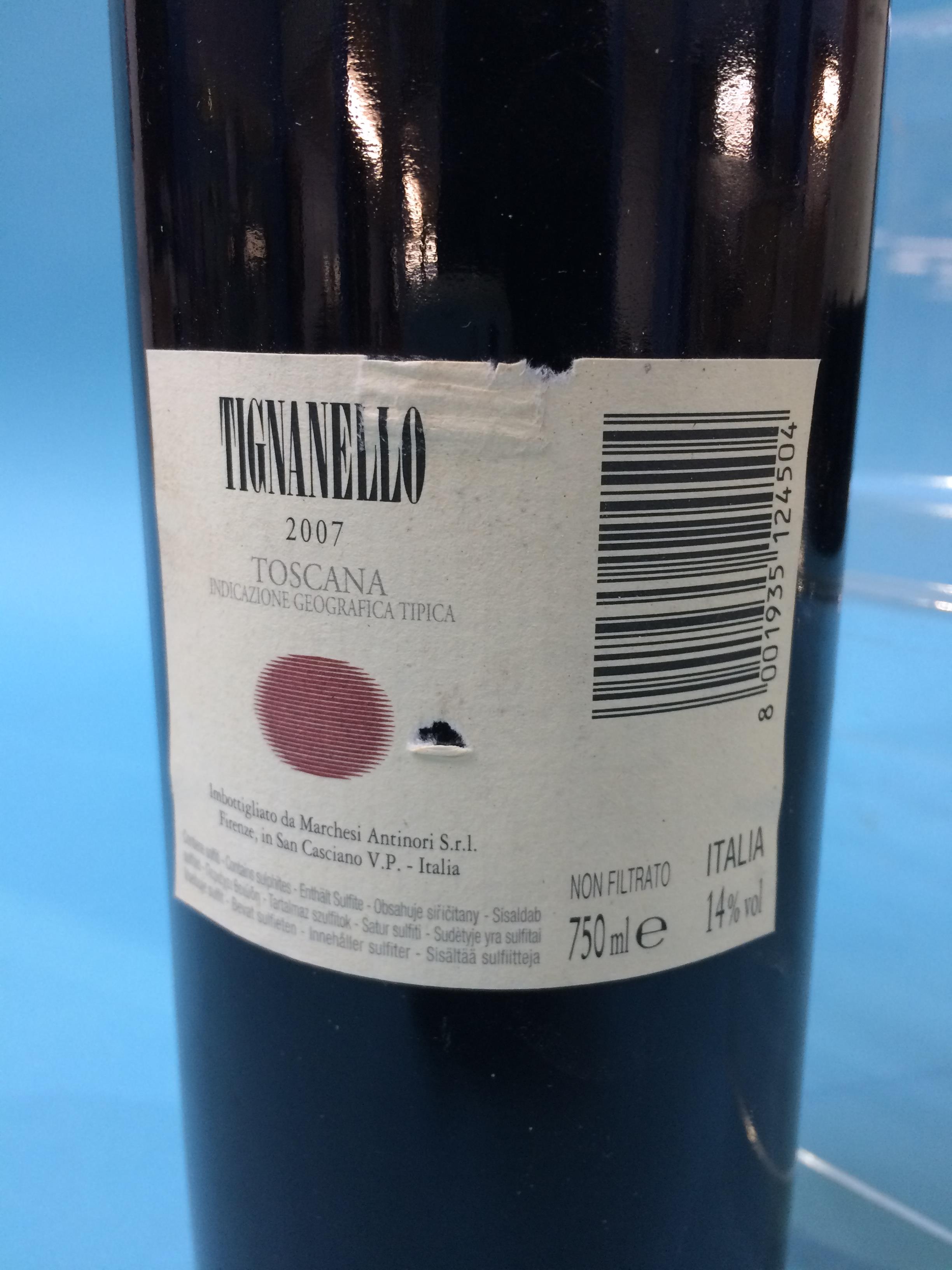 Toscana, 2007, Tignanello (5 bottles) - Image 3 of 4