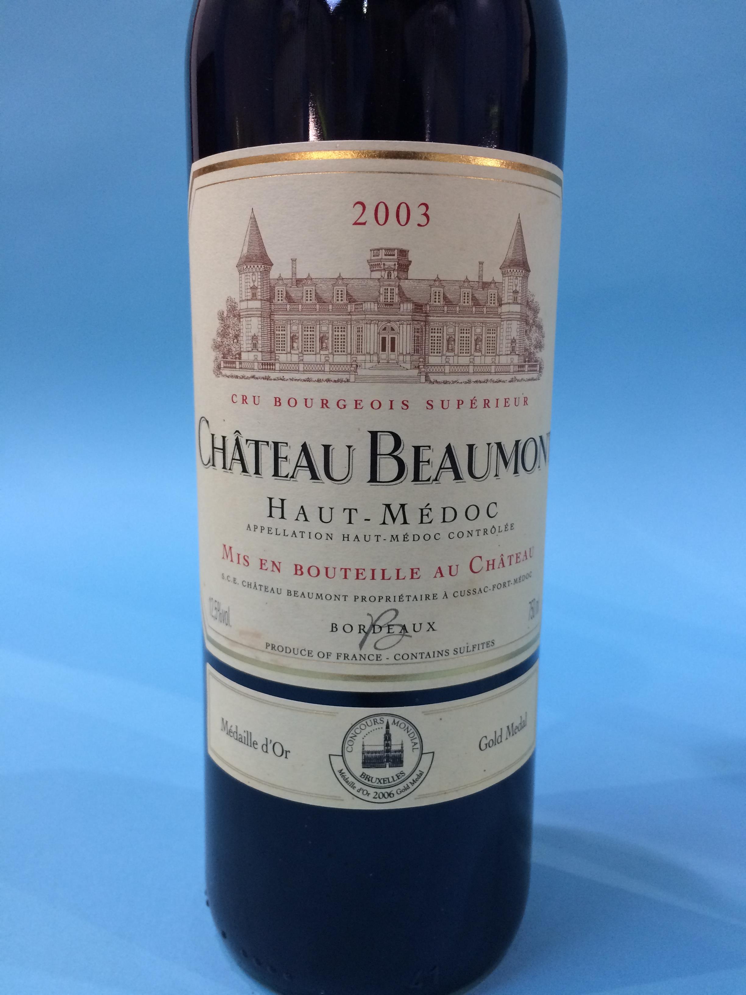 Chateau Beaumont, 2003, Mis En Bouteille Au Chateau-Haut-Medoc (2 bottles) - Image 2 of 2