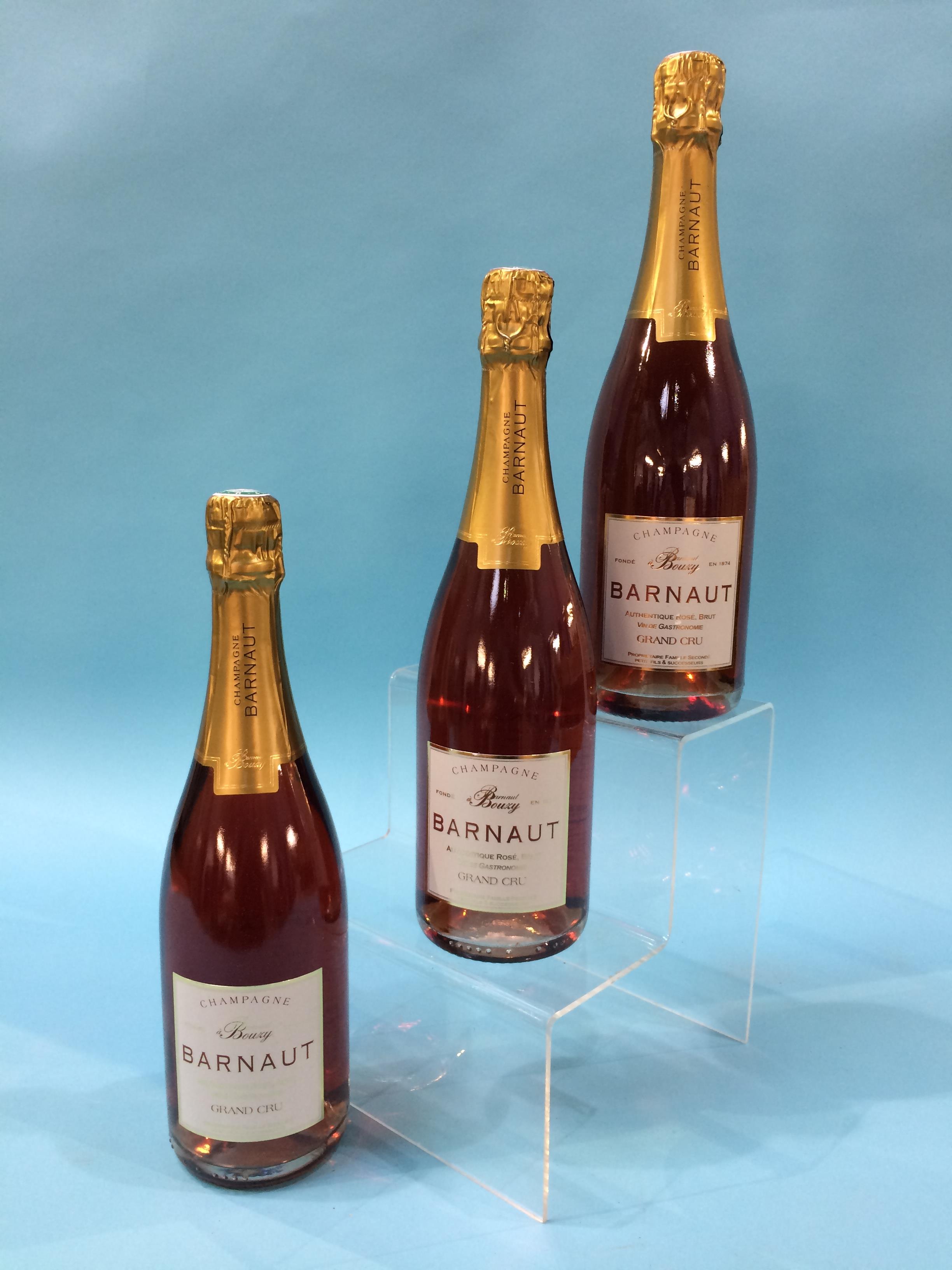 Barnaut Champagne, Authentique Rose Brut Vin De Gastronomie, Grand Cru (6 bottles)