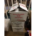 Veuve Monsigny Champagne, Brut and Rose (17 bottles)