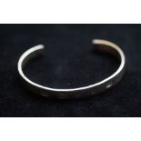 Silver bangle