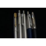 5 ballpoint Parker pens