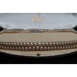 Lotus pearl necklace with original box
