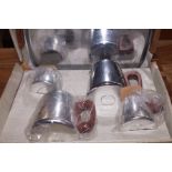 Sona deluxe metal tea set with original box