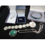 Collection of silver jewellery