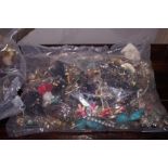 A bag of costume jewellery approximately 6kg