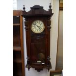 Early 20th century Vienna pendulum clock- 116cm