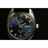 Gents Tissot automatic Seastar wristwatch with blu