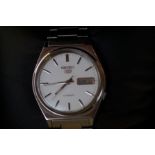 Gents Seiko 5 automatic wristwatch with day date a