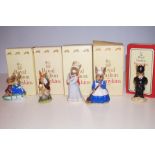 Collection of 5 Royal Doulton Bunnykins Box