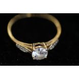 9ct gold dress ring